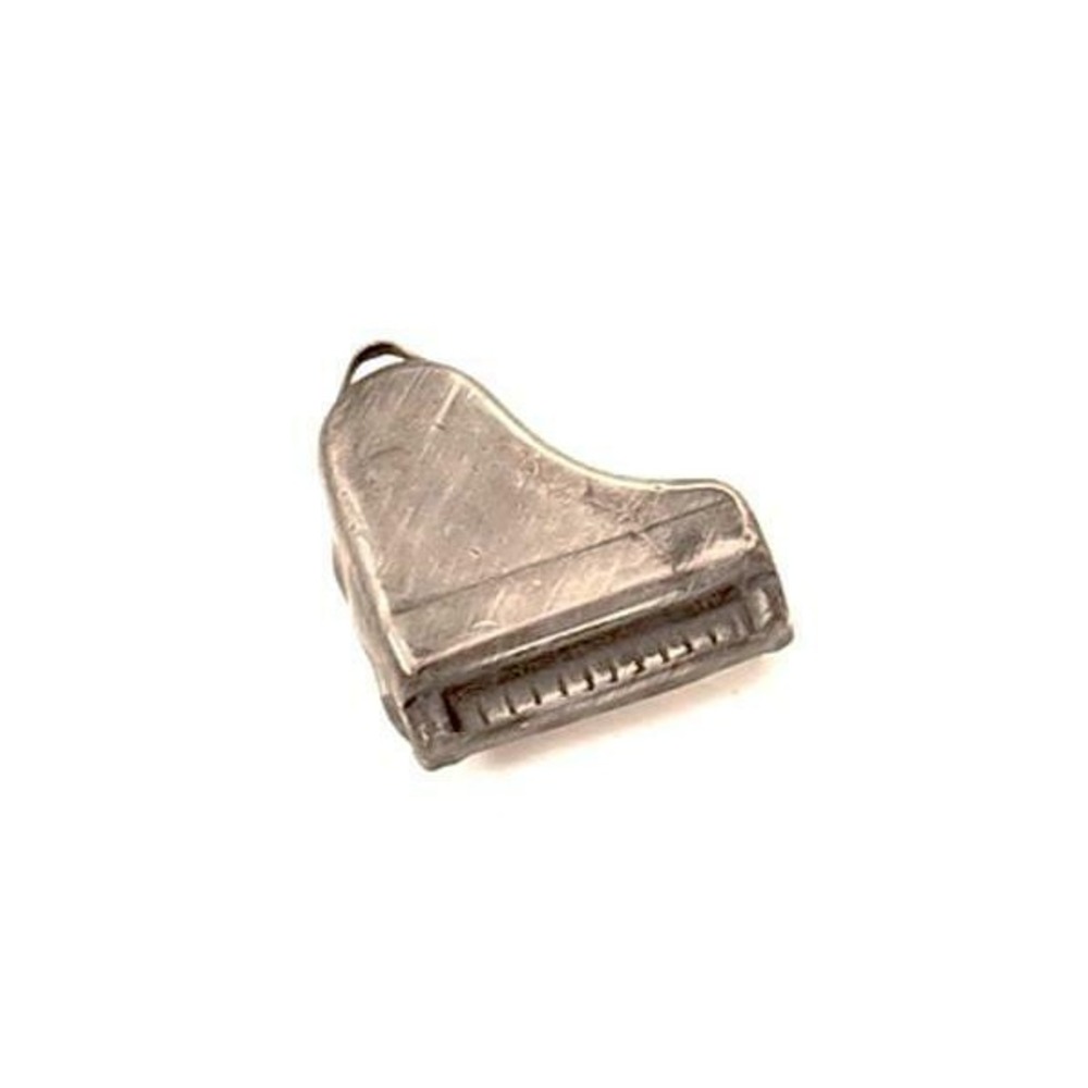 Antique Sterling Silver Grand Piano 3D‎ Vintage Charm Pendant*925